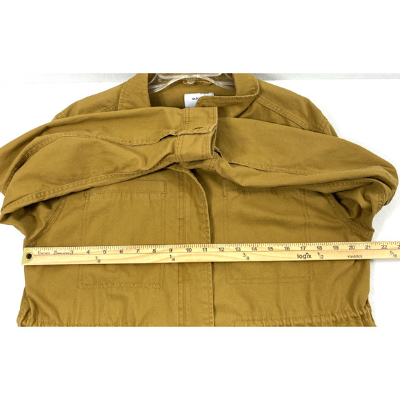 Women Field Jacket Size Medium Brown Barn Chore Utility Coat Pockets Lightweight - Picture 3 of 15